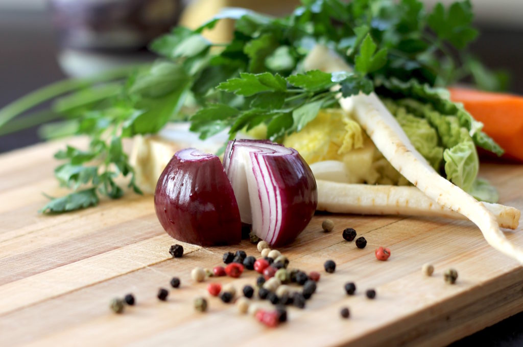 veggies vegetables on cutting board macrobiotic