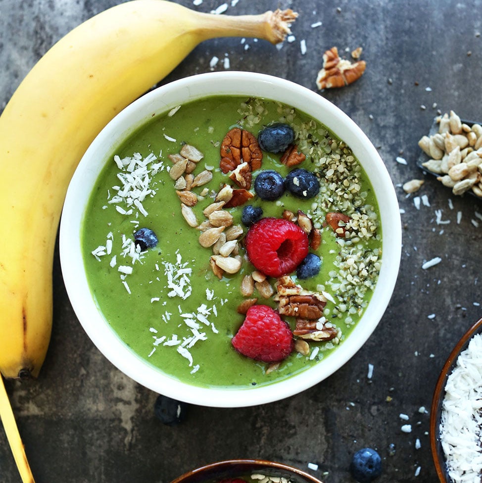 super green smoothie breakfast bowl