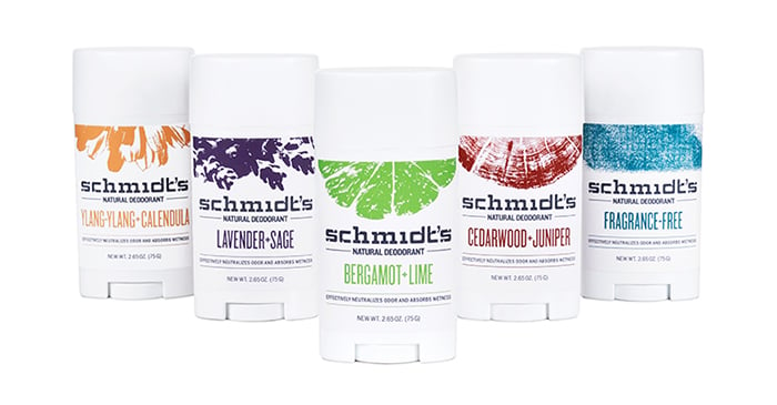 schmidt's vegan deodorant - clean beauty