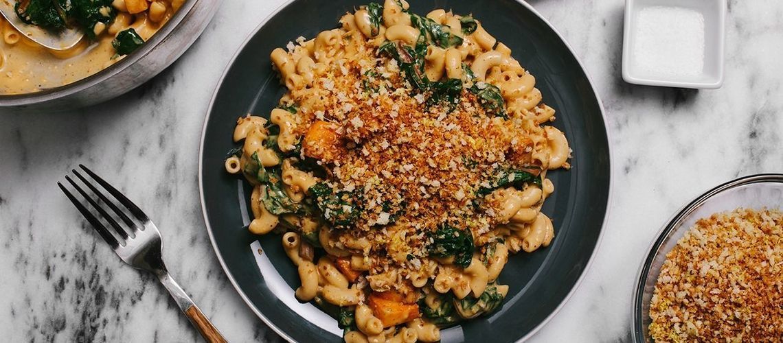 mac and cheese vegan plant-based comfort foods