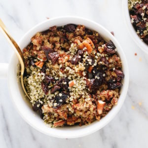 quinoa breakfast bowl vegan