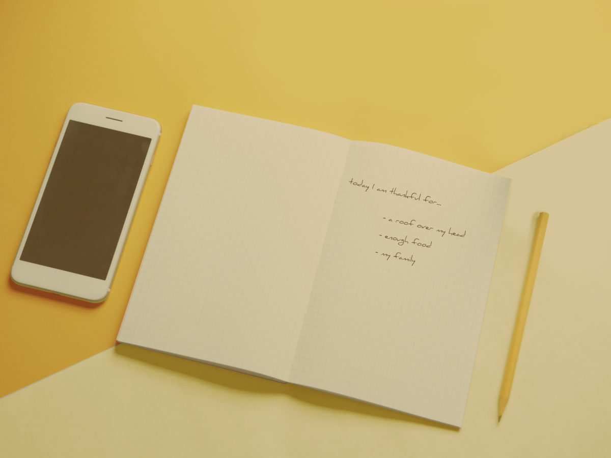 gratitude journal